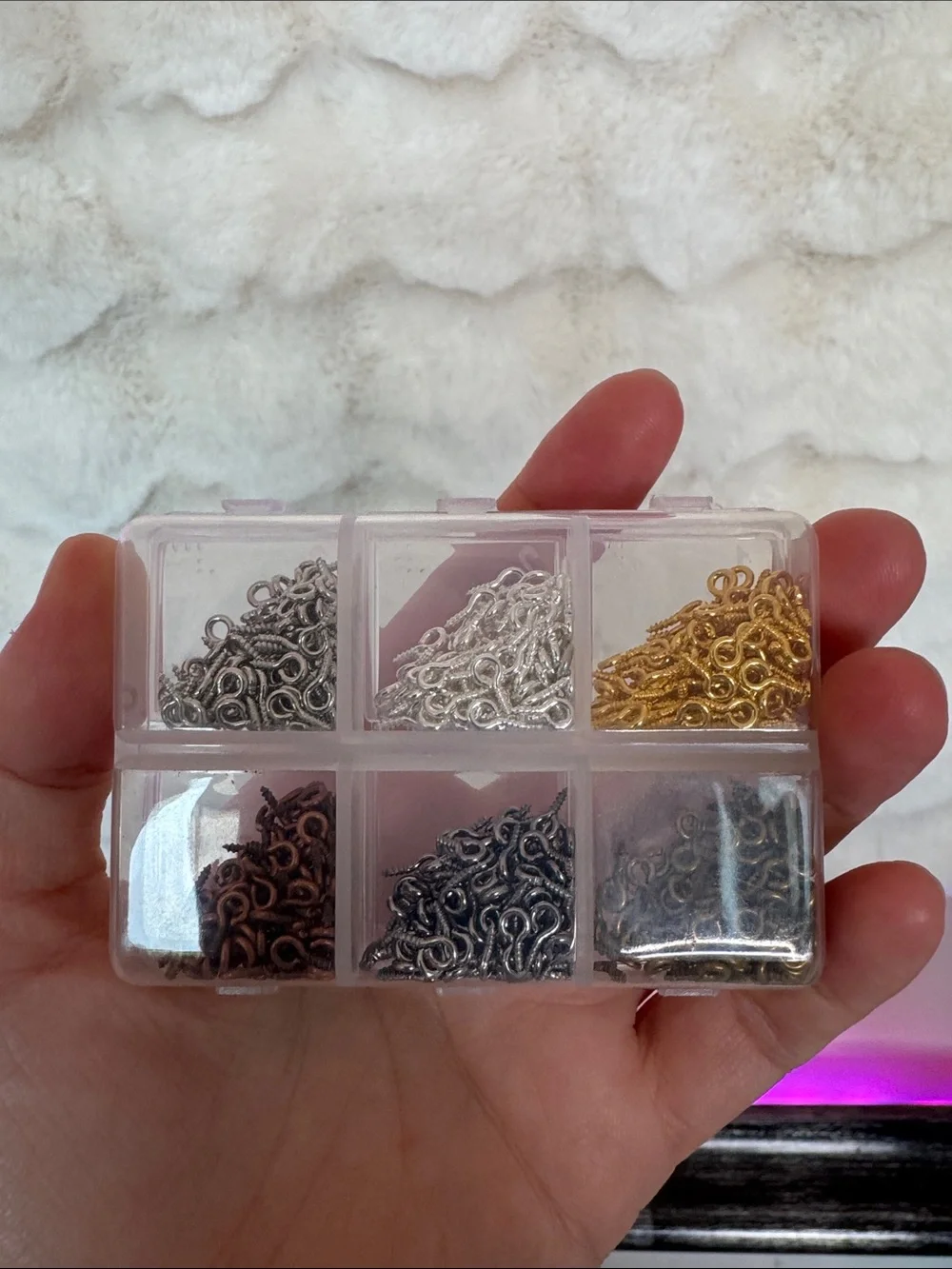 Screw for bag charms
